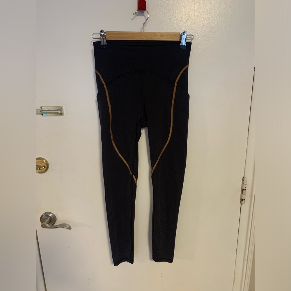 Lululemon Power Thru High-rise right contrast seam 25”